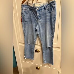 NWT Slink Jeans Cropped size 18 blue